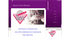 Desktop Screenshot of dance-club.it